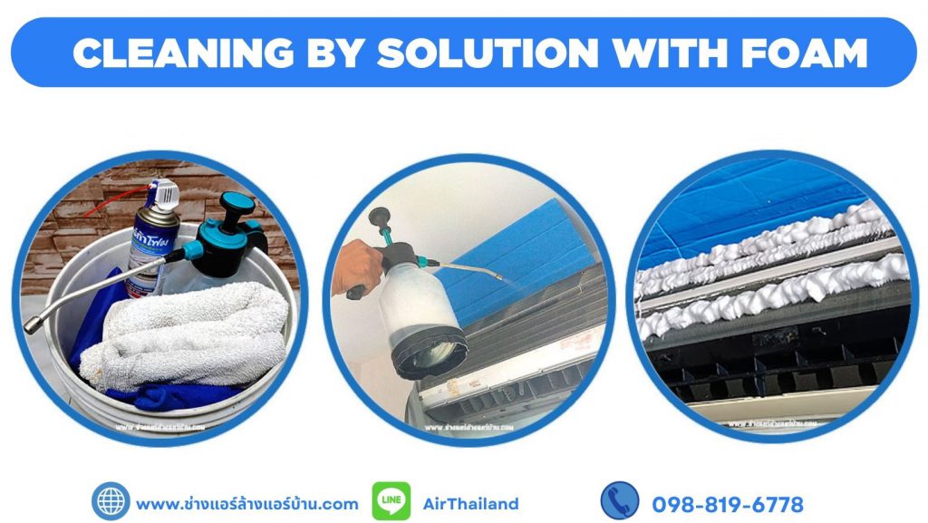 Air conditioner service Bangkok air con cleaning, repair, installation, and maintenance as area including Thonburi, Sathorn,Silom,Sukhumvit 